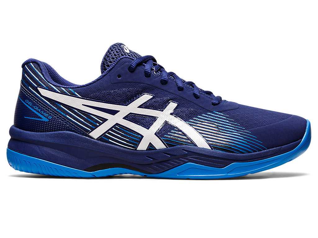 Buty do Tenisa Męskie Asics Gel-game 8 Niebieskie Białe | 31497-BZEY