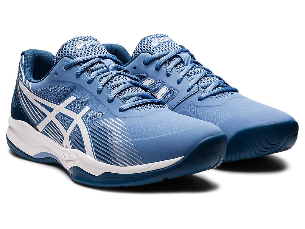 Buty do Tenisa Męskie Asics Gel-game 8 Niebieskie Białe | 73482-PJIR