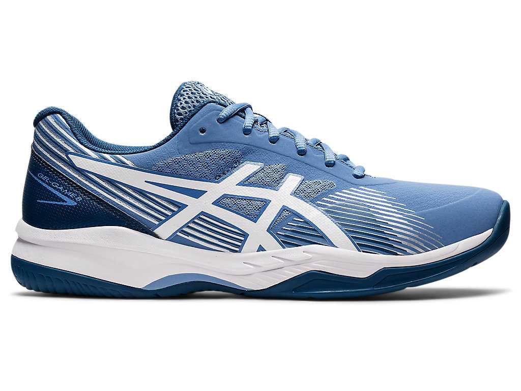 Buty do Tenisa Męskie Asics Gel-game 8 Niebieskie Białe | 73482-PJIR