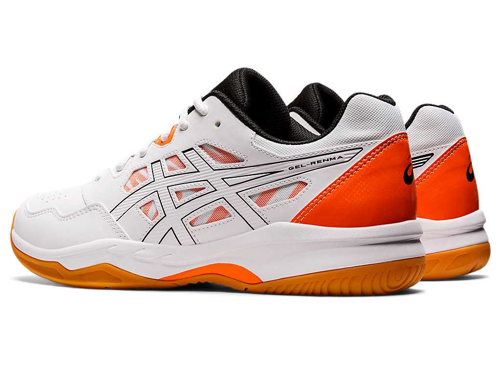 Buty do Tenisa Męskie Asics Gel-renma Białe Pomarańczowe | 54981-MZPF