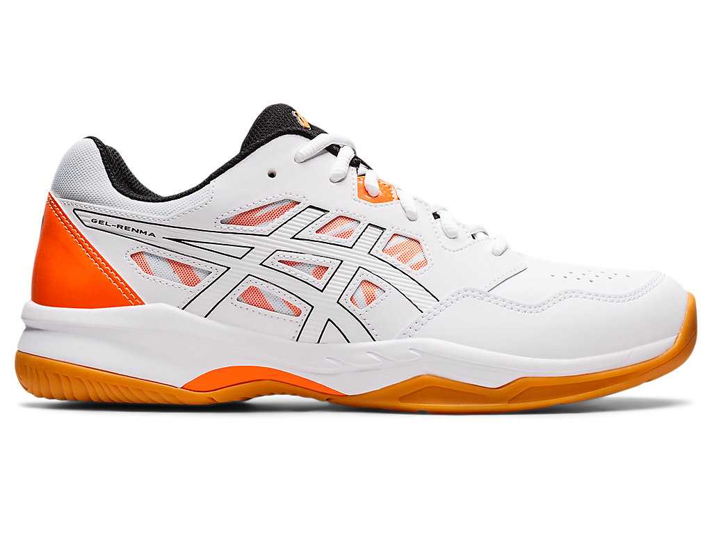 Buty do Tenisa Męskie Asics Gel-renma Białe Pomarańczowe | 54981-MZPF