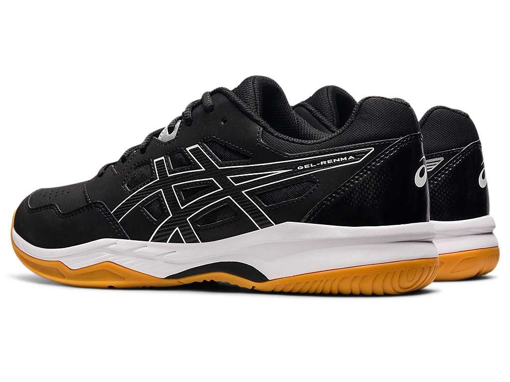 Buty do Tenisa Męskie Asics Gel-renma Czarne Białe | 60153-ECLZ