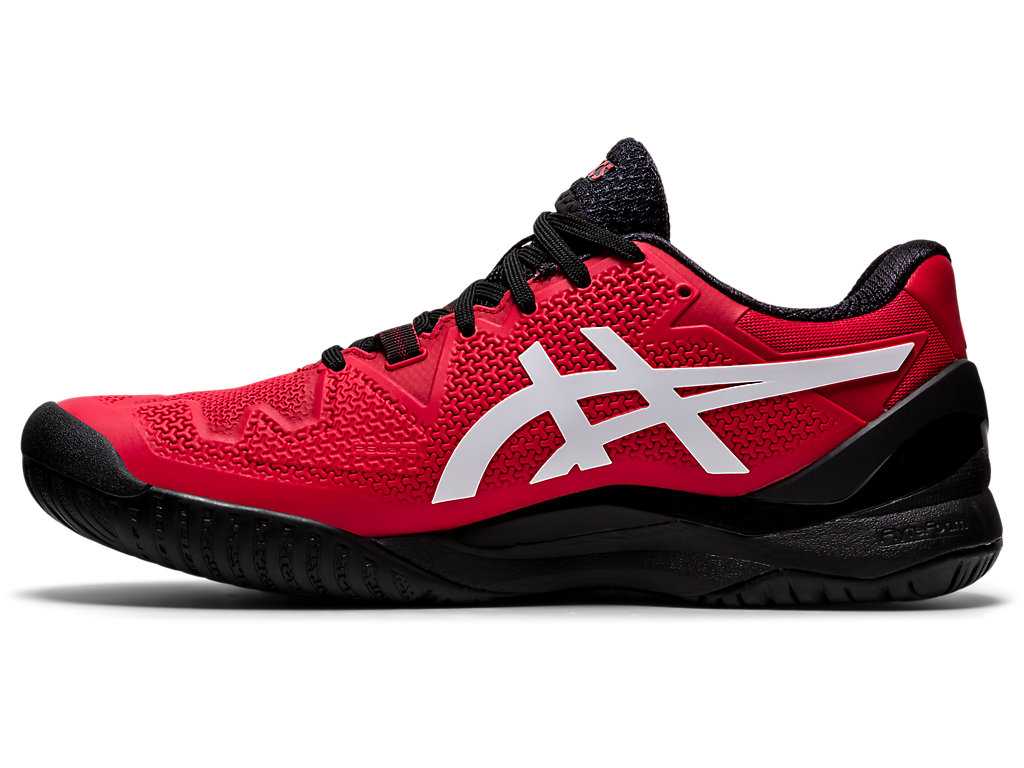 Buty do Tenisa Męskie Asics Gel-resolution 8 Czerwone Białe | 38096-CBOW