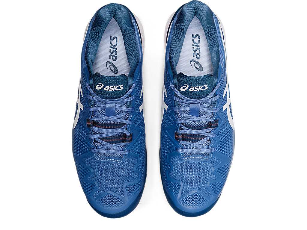 Buty do Tenisa Męskie Asics Gel-resolution 8 (2e) Niebieskie Białe | 48256-JDUY