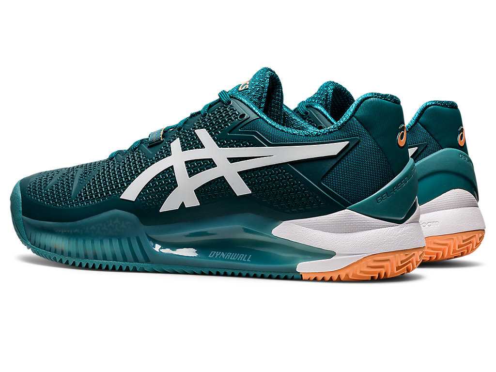 Buty do Tenisa Męskie Asics Gel-resolution 8 Clay Jasny Zielone Białe | 49217-QVCX