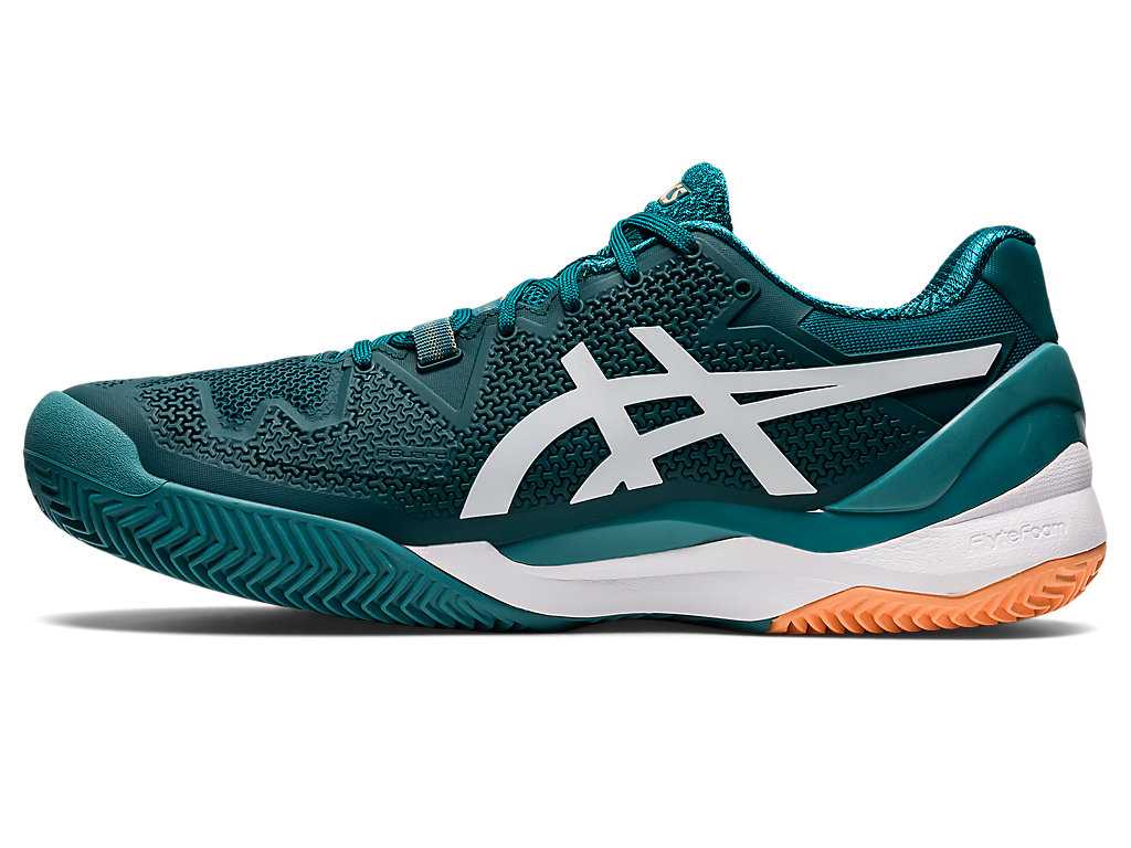 Buty do Tenisa Męskie Asics Gel-resolution 8 Clay Jasny Zielone Białe | 49217-QVCX