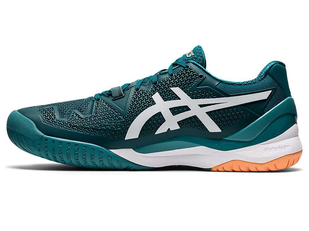 Buty do Tenisa Męskie Asics Gel-resolution 8 Jasny Zielone Białe | 79042-TISC