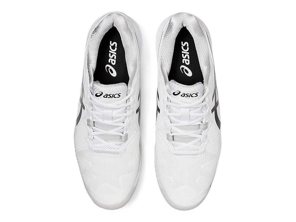 Buty do Tenisa Męskie Asics Gel-resolution 8 Białe Czarne | 81934-GTSQ