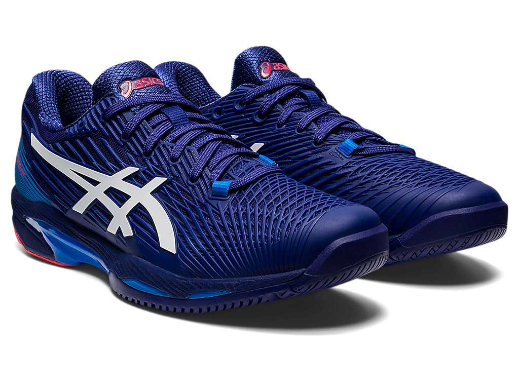 Buty do Tenisa Męskie Asics Solution Speed Ff 2 Niebieskie Białe | 30184-MVTU