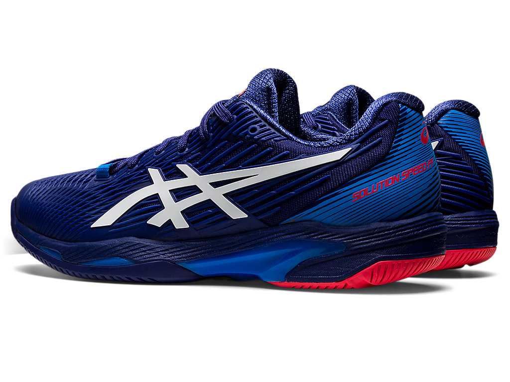 Buty do Tenisa Męskie Asics Solution Speed Ff 2 Niebieskie Białe | 30184-MVTU