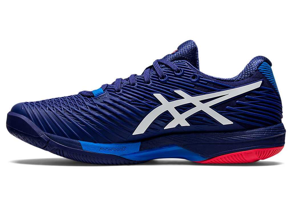 Buty do Tenisa Męskie Asics Solution Speed Ff 2 Niebieskie Białe | 30184-MVTU