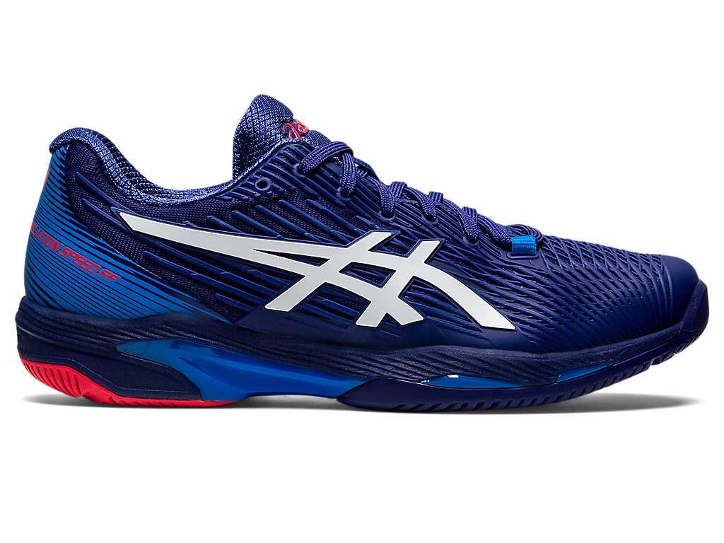 Buty do Tenisa Męskie Asics Solution Speed Ff 2 Niebieskie Białe | 30184-MVTU