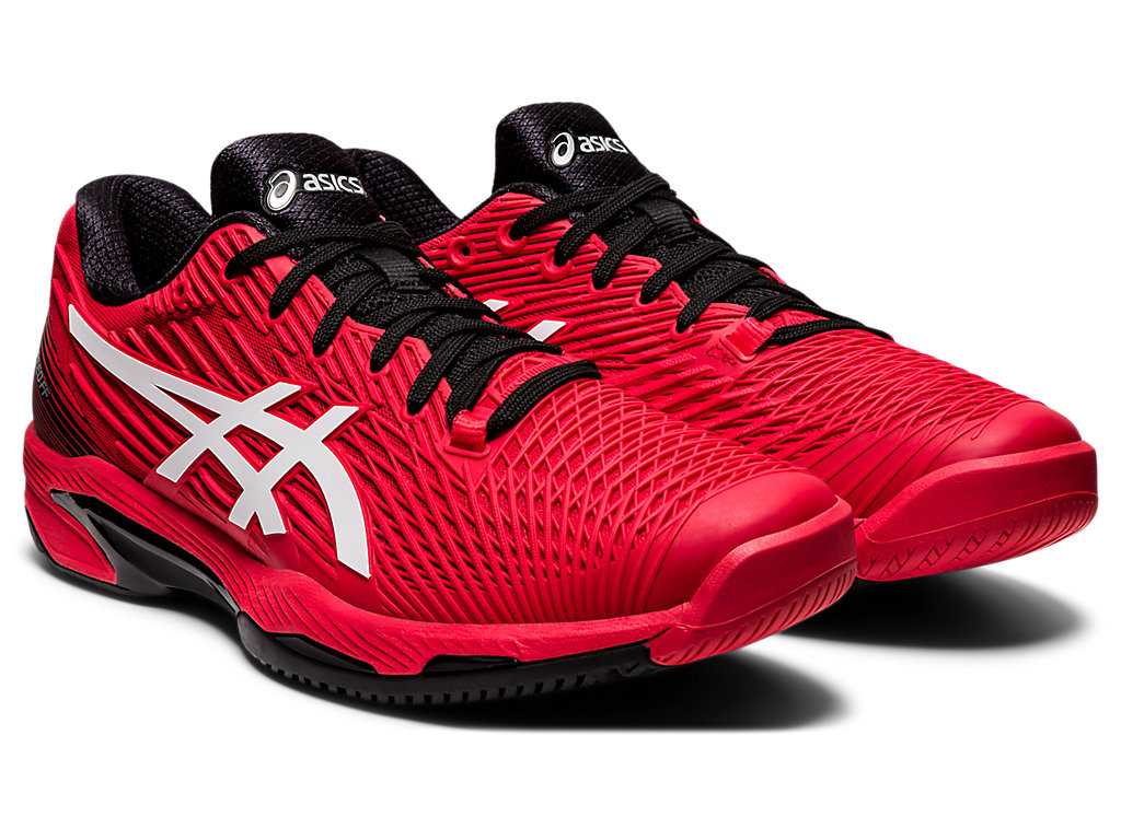 Buty do Tenisa Męskie Asics Solution Speed Ff 2 Czerwone Białe | 57869-VSZI