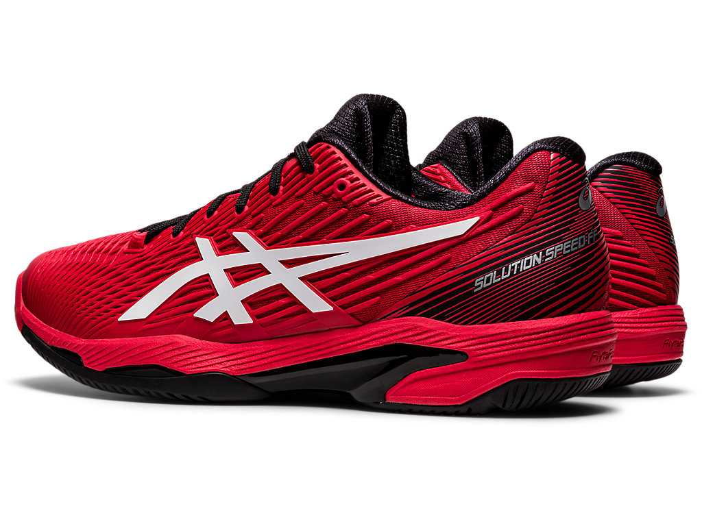 Buty do Tenisa Męskie Asics Solution Speed Ff 2 Czerwone Białe | 57869-VSZI