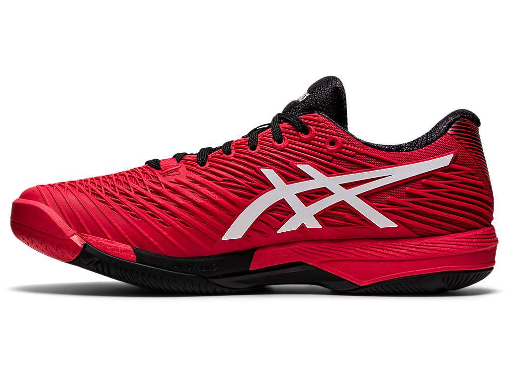 Buty do Tenisa Męskie Asics Solution Speed Ff 2 Czerwone Białe | 57869-VSZI