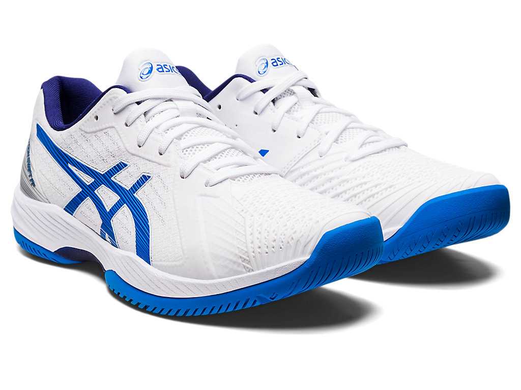 Buty do Tenisa Męskie Asics Solution Swift Ff Białe Niebieskie | 38017-YVQG