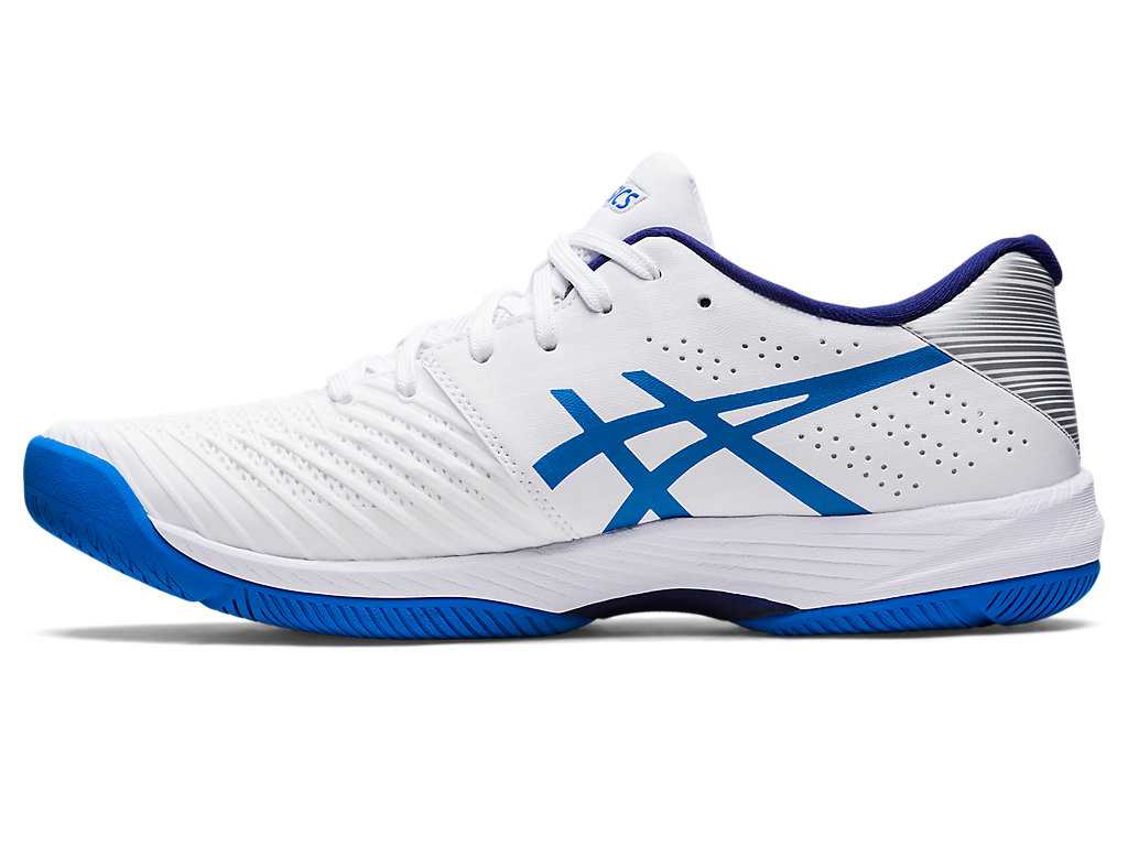 Buty do Tenisa Męskie Asics Solution Swift Ff Białe Niebieskie | 38017-YVQG