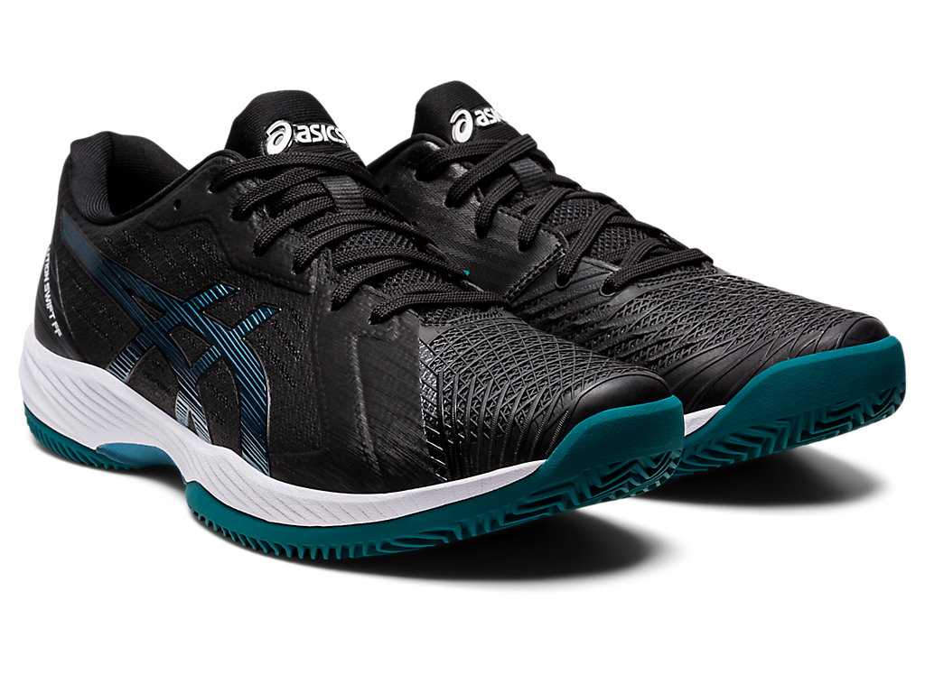 Buty do Tenisa Męskie Asics Solution Swift Ff Clay Czarne Jasny Zielone | 46057-PDYN