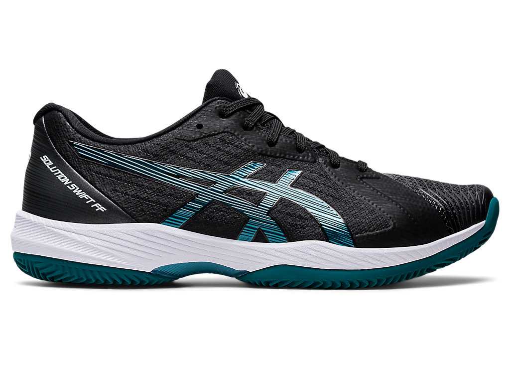 Buty do Tenisa Męskie Asics Solution Swift Ff Clay Czarne Jasny Zielone | 46057-PDYN