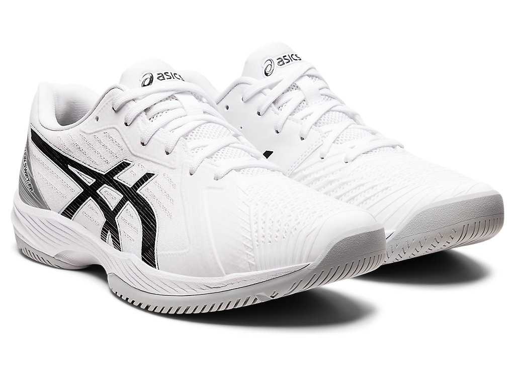 Buty do Tenisa Męskie Asics Solution Swift Ff Białe Czarne | 67218-IUYZ