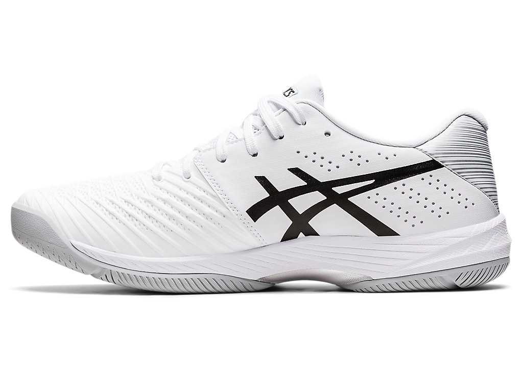 Buty do Tenisa Męskie Asics Solution Swift Ff Białe Czarne | 67218-IUYZ