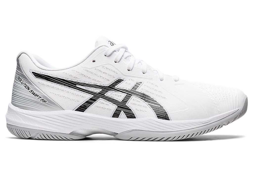 Buty do Tenisa Męskie Asics Solution Swift Ff Białe Czarne | 67218-IUYZ