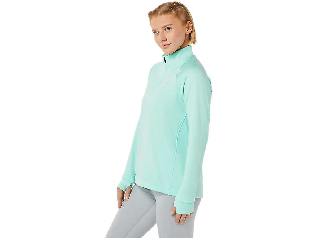 Koszulki Damskie Asics Thermopolis 1/4 Zip Kolorowe | 32874-KFZW