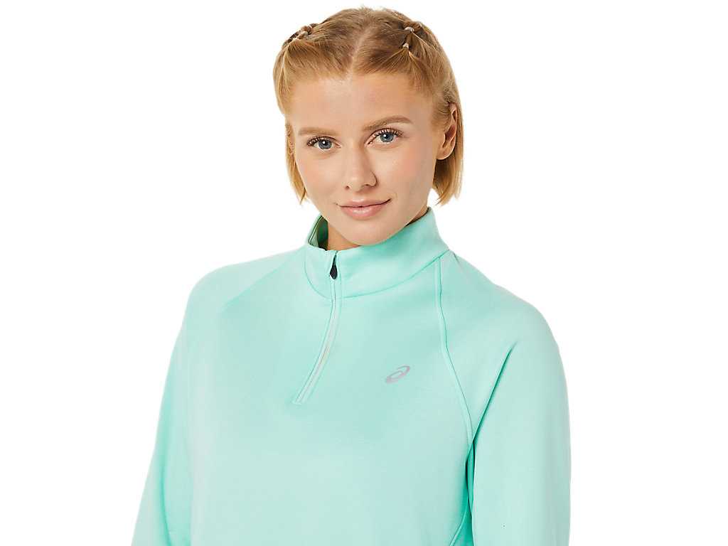 Koszulki Damskie Asics Thermopolis 1/4 Zip Kolorowe | 32874-KFZW