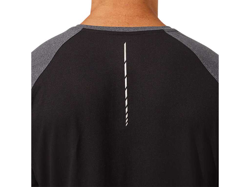 Koszulki Męskie Asics Performance Henley Szare | 35269-YJMS