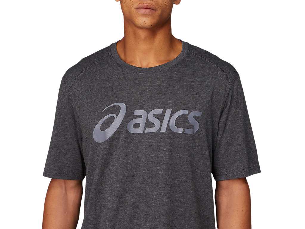 Koszulki Męskie Asics Triblend Treningowe Jasny Szare | 97351-PTFJ