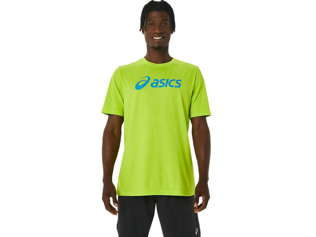 Koszulki Męskie Asics Xg Lockup Logo Głęboka Zielone | 85196-URSL