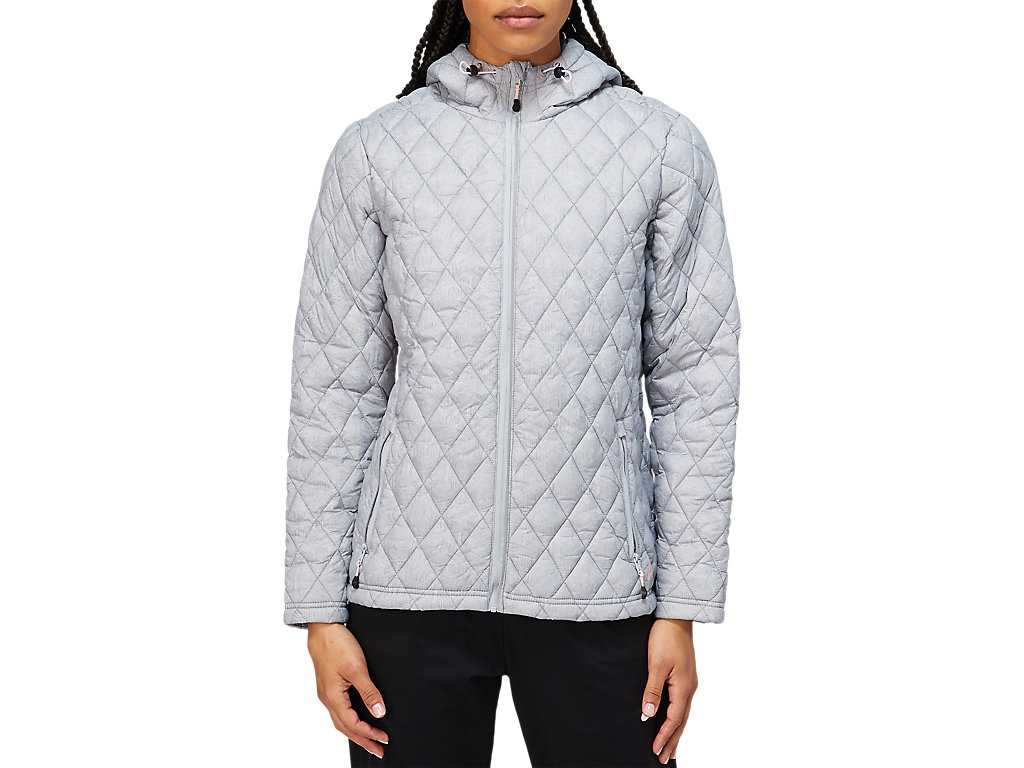 Kurtki Damskie Asics Performance Insulated Szare | 23981-FDIA