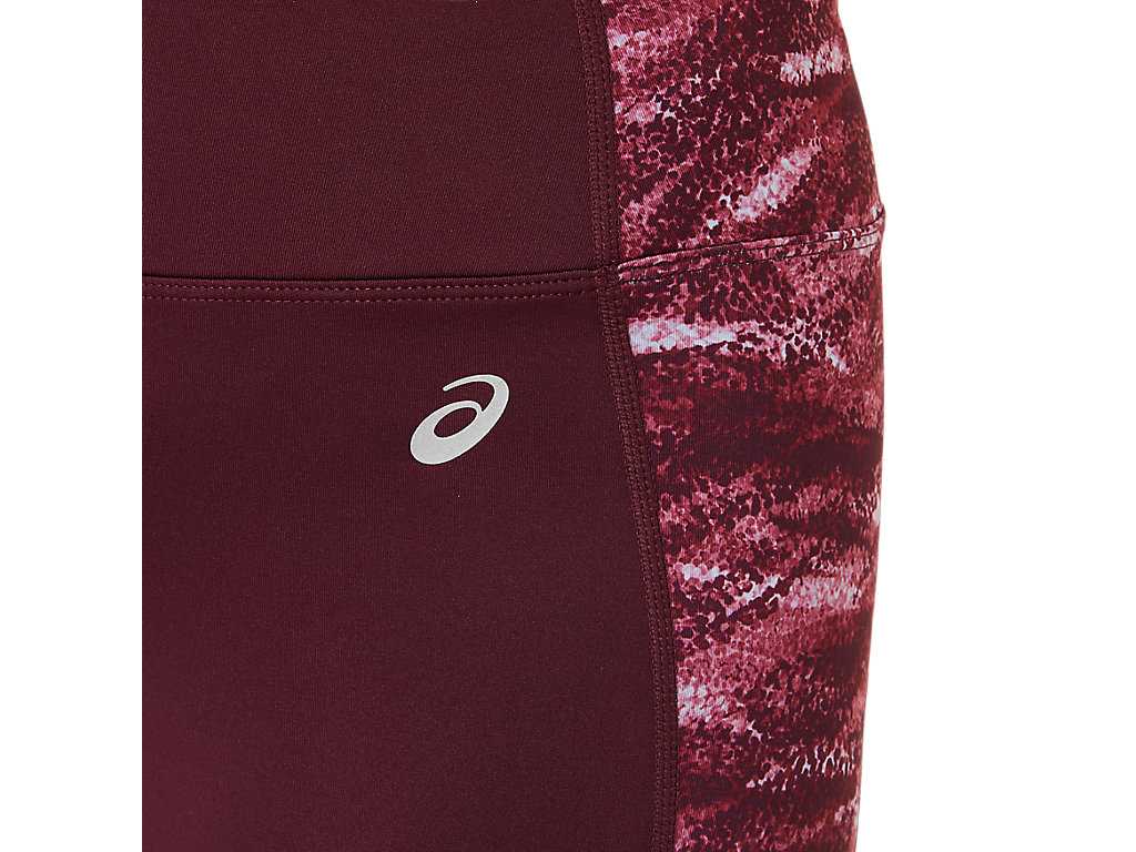 Legginsy Damskie Asics 7/8 Performance Białe Kolorowe | 53028-TDUO