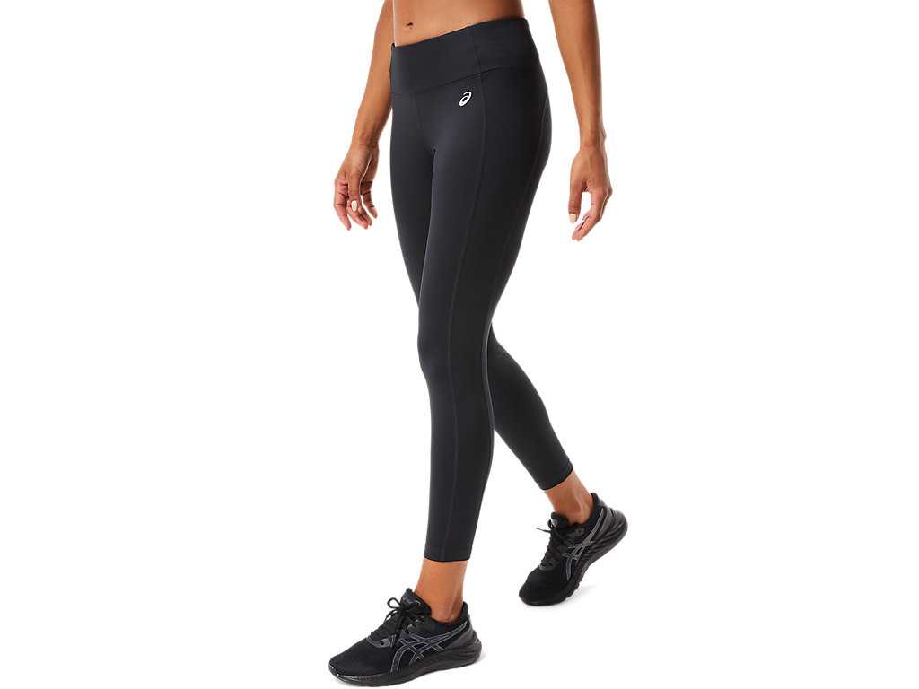 Legginsy Damskie Asics 7/8 Performance Czarne | 58271-PHFG