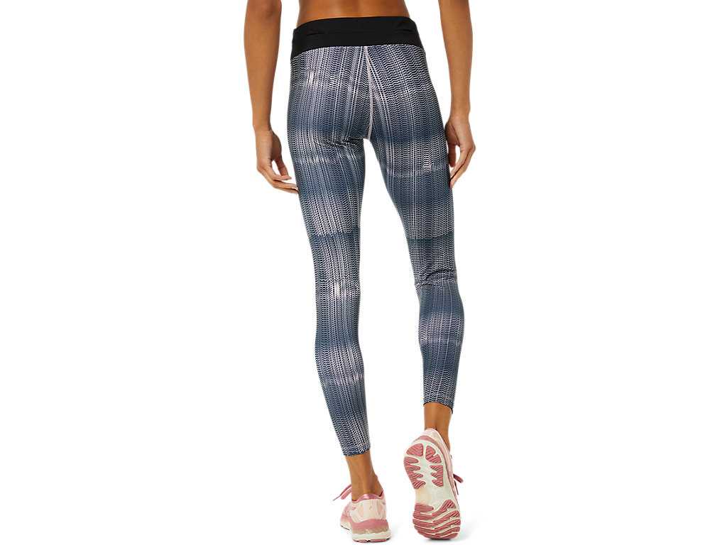 Legginsy Damskie Asics Fietro Niebieskie Różowe | 81024-HIQE