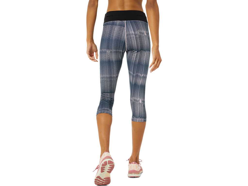 Legginsy Damskie Asics Fietrori Niebieskie Różowe | 09374-PKRN