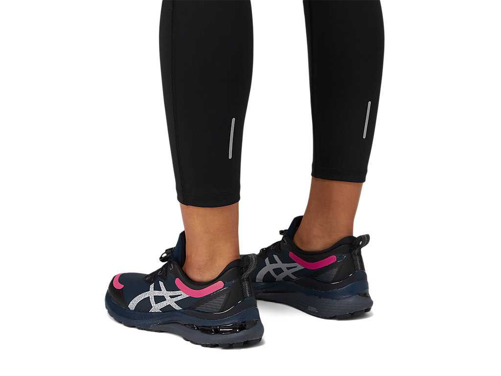 Legginsy Damskie Asics Lite-show Czarne | 41629-HXUE