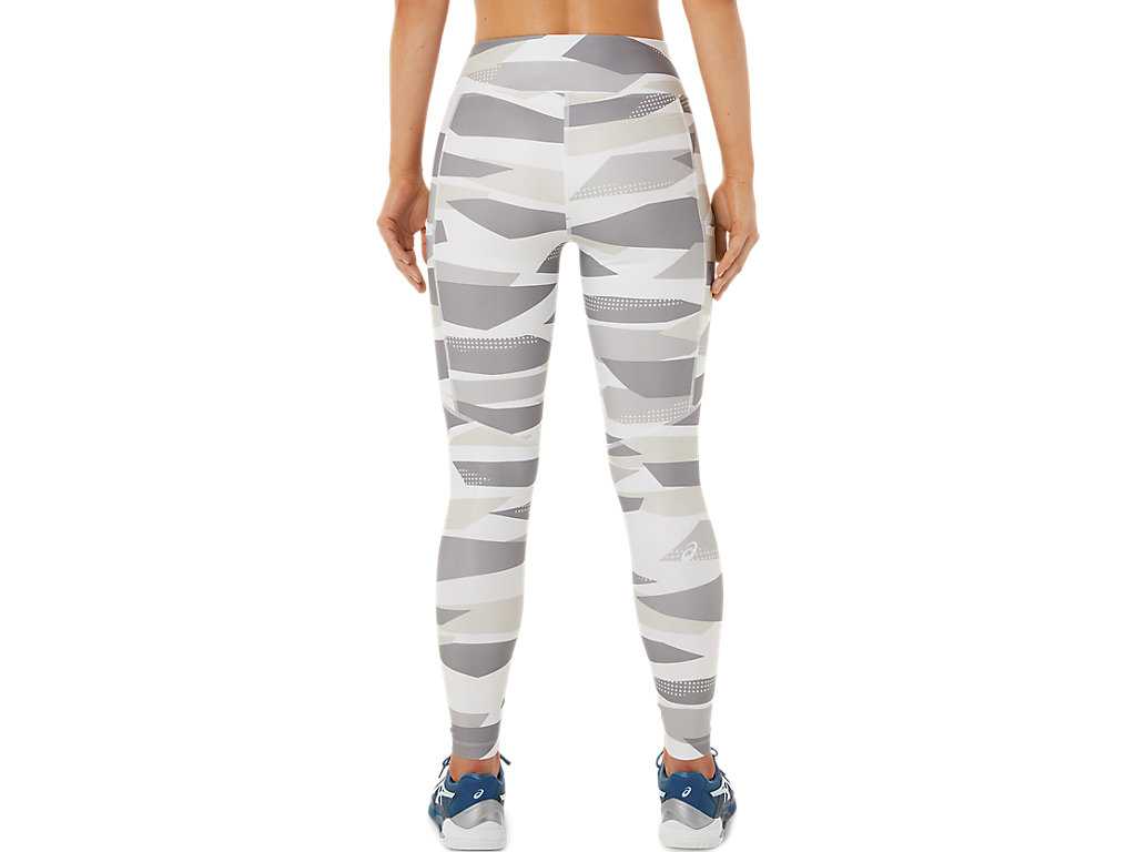 Legginsy Damskie Asics New Strong 92 Printed Beżowe | 40613-JAQM