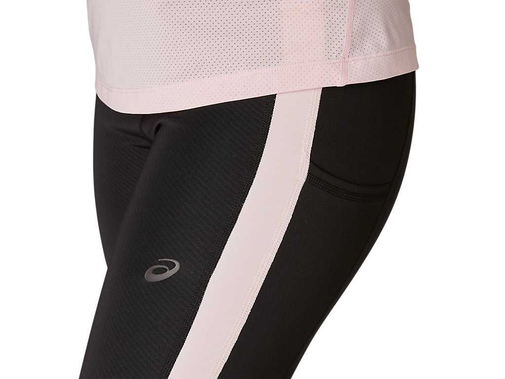 Legginsy Damskie Asics Performance Printri Czarne Różowe Głęboka Niebieskie | 32480-XNVJ