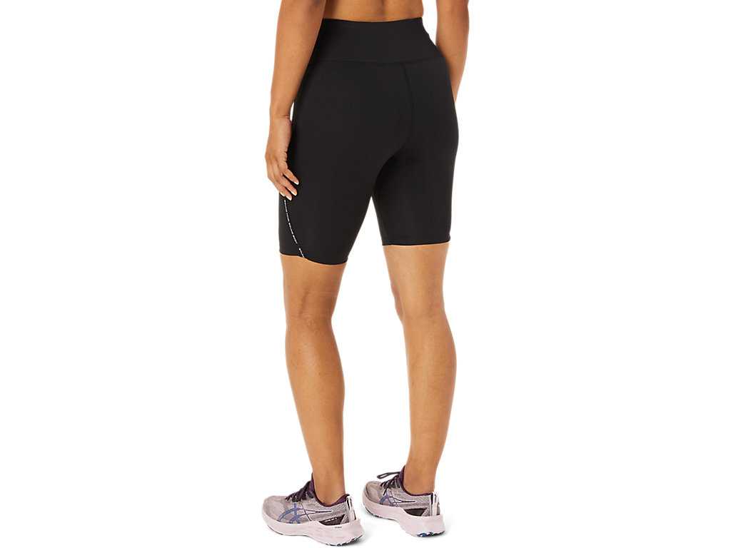 Legginsy Damskie Asics Race Sprinter Czarne | 53162-KLOJ