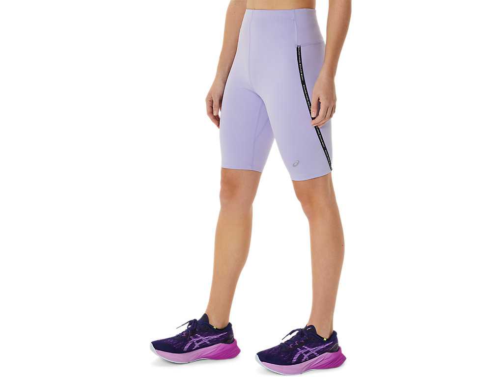 Legginsy Damskie Asics Race Sprinter Fioletowe | 67853-OGMX