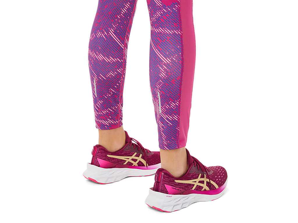 Legginsy Damskie Asics Sakura Kolorowe | 25716-DCZH