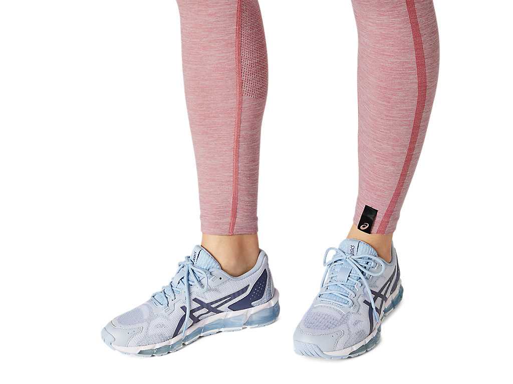 Legginsy Damskie Asics Seamless Różowe | 37496-KFJS