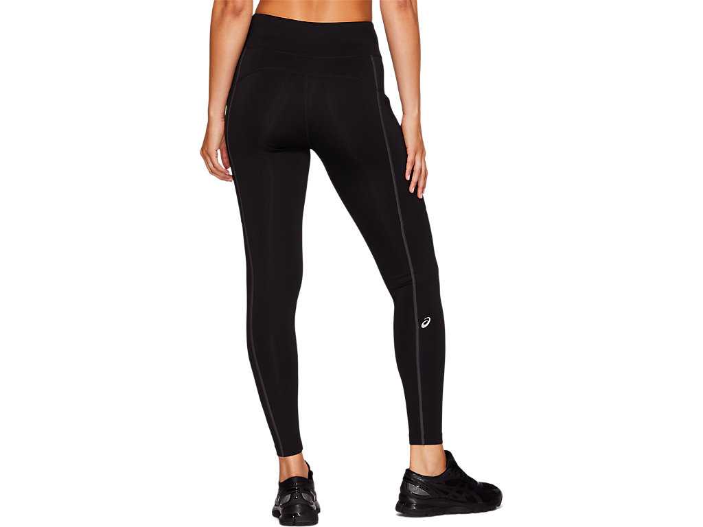 Legginsy Damskie Asics Thermopolis Czarne Jasny Szare | 49356-HUDK