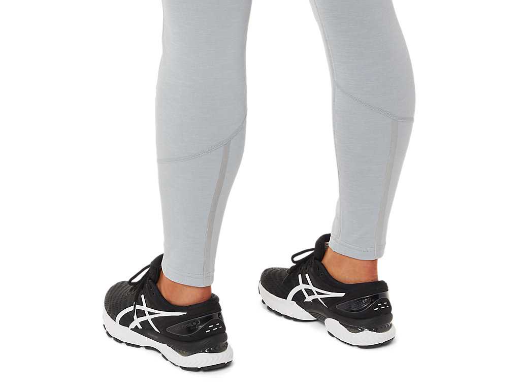 Legginsy Damskie Asics Thermopolis Zimowe Głęboka Szare | 29864-NXSA