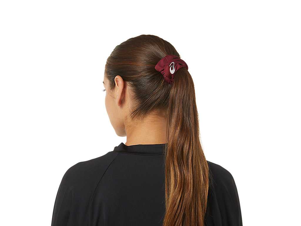 Opaski Damskie Asics Fit Sana Scrunchie 2-pack Szare | 16039-MPOK