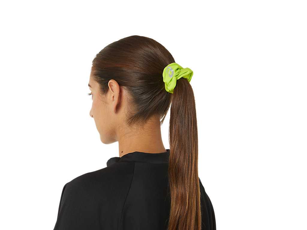 Opaski Damskie Asics Fit Sana Scrunchie 2-pack Zielone | 71934-UZJE