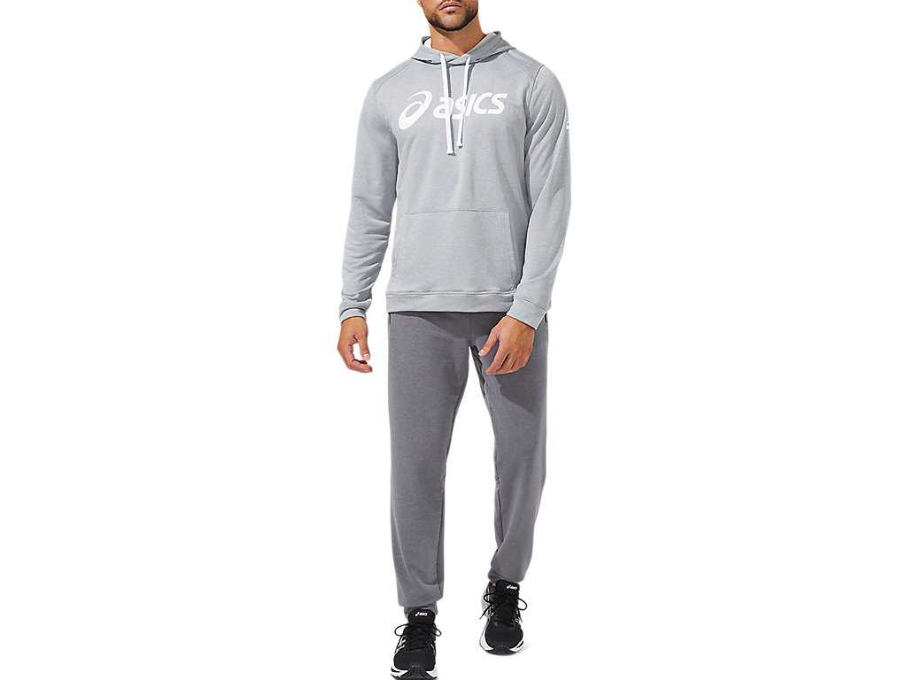 Spodnie Męskie Asics Performance Fleece Szare | 45376-JLBE