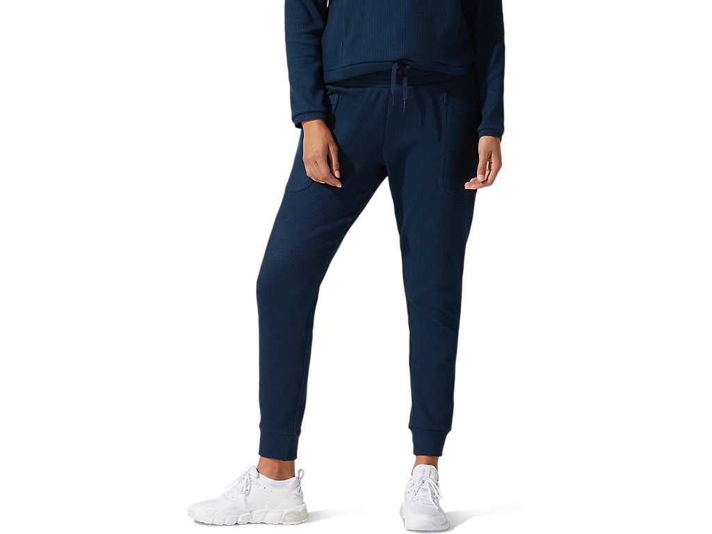 Szorty Damskie Asics Soft Stretch Sweat Niebieskie | 94157-RGMC